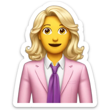 A crossdresser man sticker