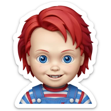 AaUn emojin de chuky sticker