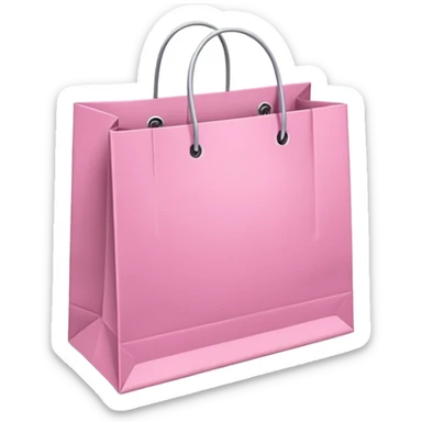 PINK SHOPPING BAGS sticker