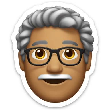Gere um emoji para uma social mídia, pele clara , cabelo preto no ombro  sticker