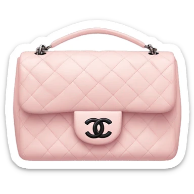Light pink Chanel bag sticker
