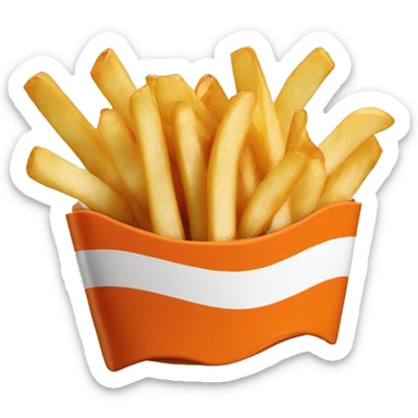 Whataburger French fries sticker