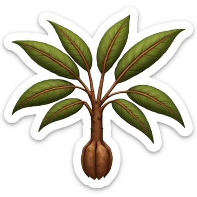 



cassava root sticker