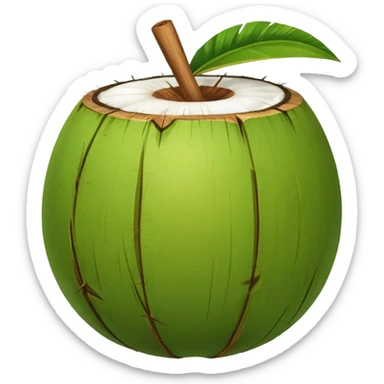 Tender Coconut sticker