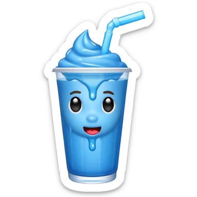 dronkey drinking slush sticker