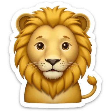 student lion sticker
