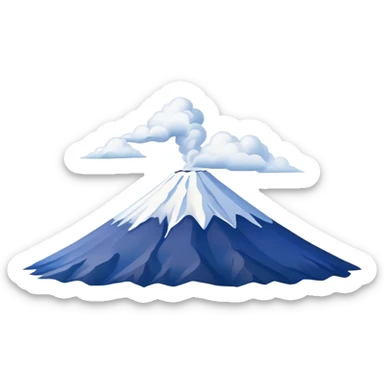 mount fuji, no frame sticker