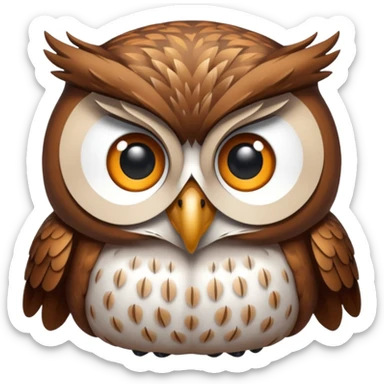 🦉+👁 sticker