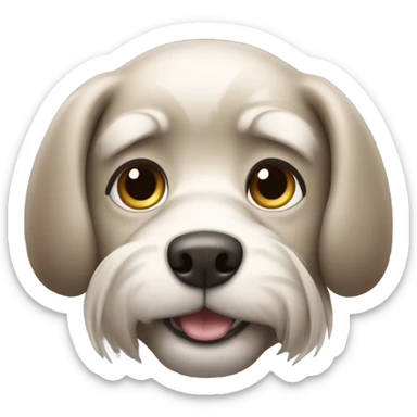 a dog named tony cute but not too cute sticker