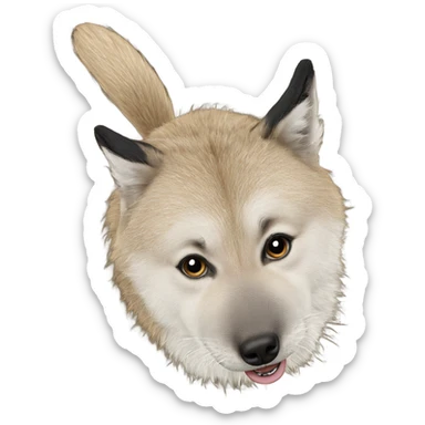 realistic animal gaze focus sticker