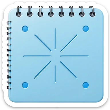 pastel blue bullet journal dot and put a blue checkmark sticker