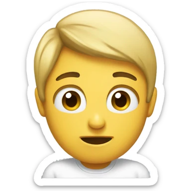 Make an emoji is studying aand crying sticker