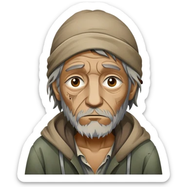 Homeless sticker