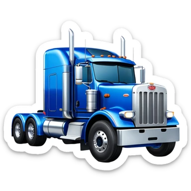 Peterbilt 18 wheeler  sticker