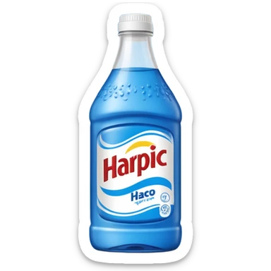 Harpic sticker