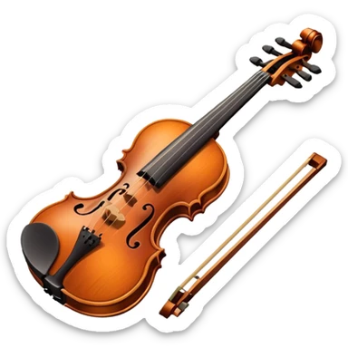 Violin sticker