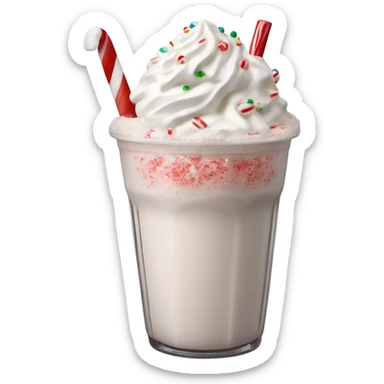 chick fil a peppermint milkshake sticker