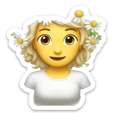 chamomile shine sticker