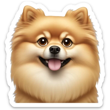 pomeranian spitz sticker
