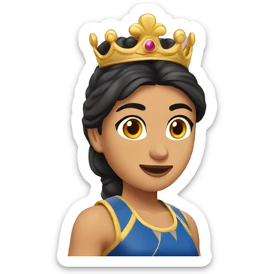 Princesa Mérida boxeadora sticker