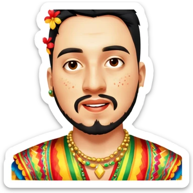 Joyful Reveler sticker