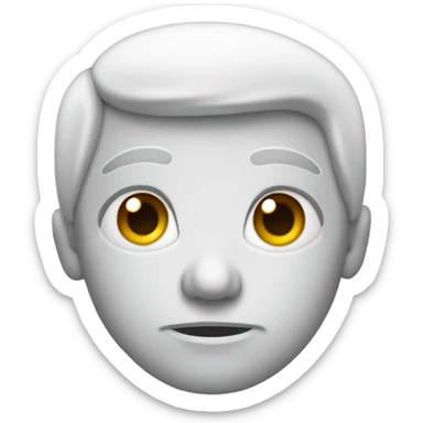 Judgy side eye emoji sticker