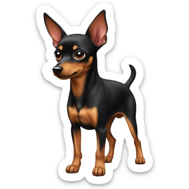 Miniature pinscher  sticker
