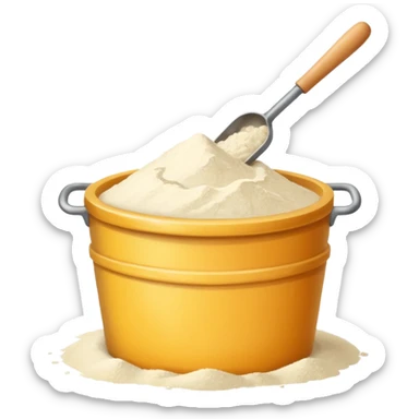 flour production sticker