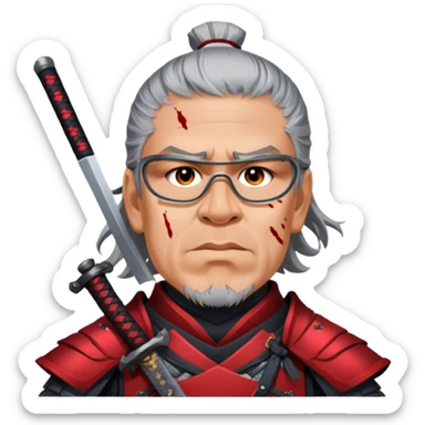 Battle-Ready Samurai sticker
