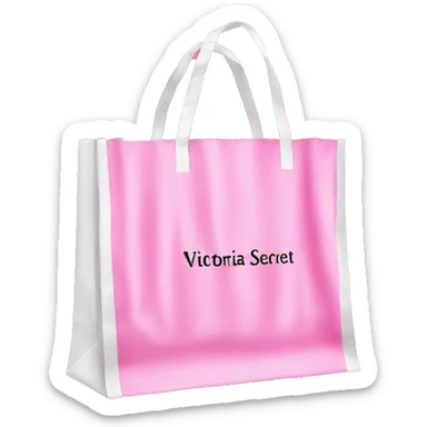 Victoria’s Secret shopping bag sticker