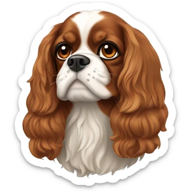 King Charles cavalier sticker