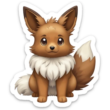Rockruff-Eevee-hybrid (full body) sticker