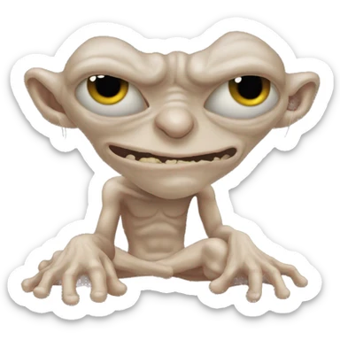 Gollum sticker