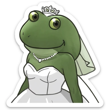 wedding dresses sticker