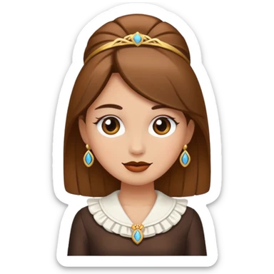 very fancy girl brown sticker