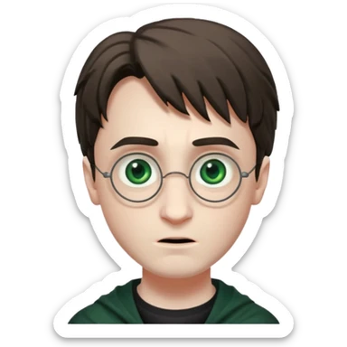 Harry Potter face sticker