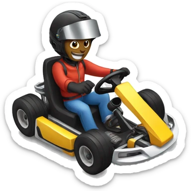 Go kart sticker