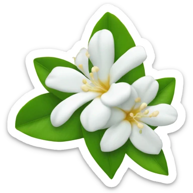 jasmine flower sticker