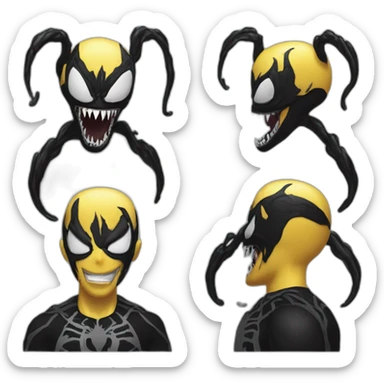 venom symbiote sticker
