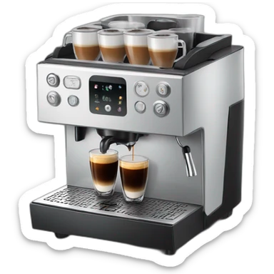 Coffee machine espresso sticker