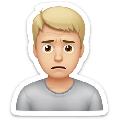 i cant take it anymore guy sticker