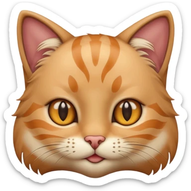  Fait moi un chat qui ressemble à un humain sticker