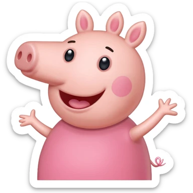 peppa pig sticker