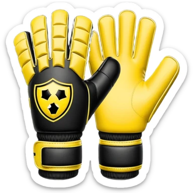 Football goalkeeper gloves sticker