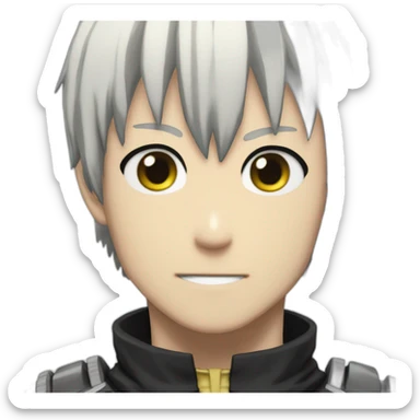 Heroic genos one punch man sticker