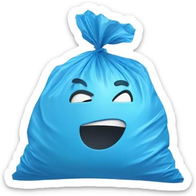 plastic bag drifting through the wind sticker