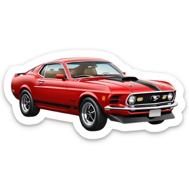 Ford mustang mach 1 sticker