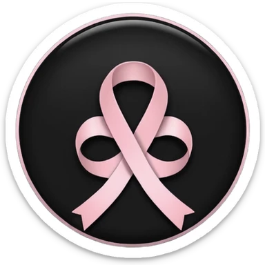 I want a black World Cancer Day logo emoji sticker