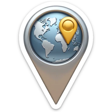 Maps pin normal sticker