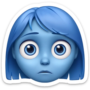 Sadness from the Inside Out movie sticker